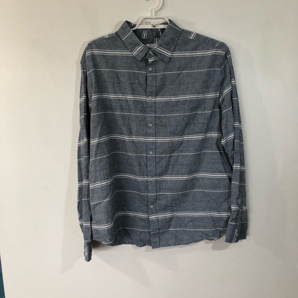 Goodfellow & Co. Standard Fit , Long Sleeve, Butto
